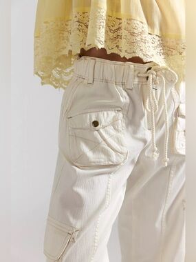 Free people Tahiti pull on cargo pants